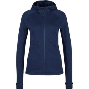 Stoic Womens MerinoFleece240 StorforsSt Zip Hoody Merinohoodie (Dames |blauw)