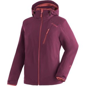 Maier Sports Womens Ribut 3-in-1-jas (Dames |purper |waterdicht)