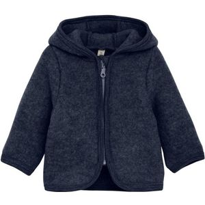 Huttelihut Kids Jacket Ears Wool Fleece Merinovest (Kinderen |blauw)