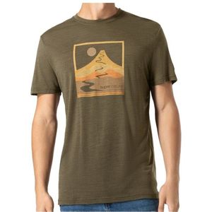 supernatural Trace Hill Tee Merinoshirt (Heren |bruin)