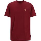 Iriedaily Shirt 'Cookieman'  lichtbruin / bordeaux / wit