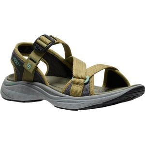 Keen - LEIKI OT SANDAL - Slippers - Martini Olive/Granite Green - Synthetisch