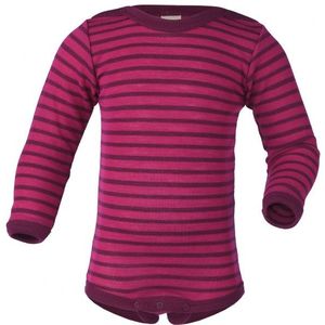 Engel - Baby Body L/S - Purper - Met Drukknopen