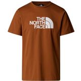 The North Face - SS Easy Tee - T-Shirt - Burnt Umber - Korte Mouwen