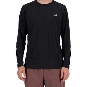 New Balance Sport Essentials L/S Hardloopshirt (Heren |zwart)