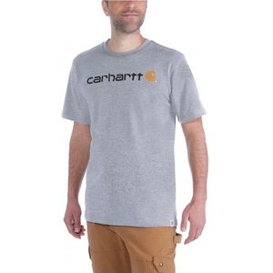 Carhartt Core Logo S/S T-shirt (Heren |grijs)