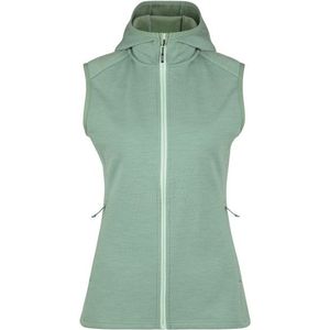 Stoic Womens MerinoFleece335 KuolpaSt II Vest with Hood Merinobodywarmer (Dames |turkoois)