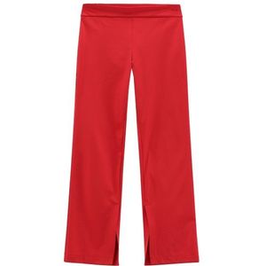 Jeanne Baret Womens Bellflower Slim Pant Vrijetijdsbroek (Dames |rood)
