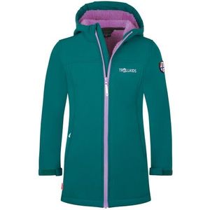 Trollkids Girls Kristiansand Coat Softshelljack (Kinderen |turkoois)