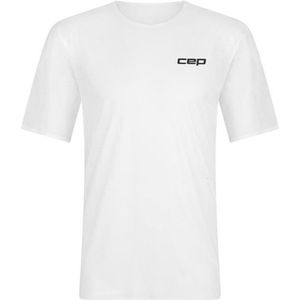 CEP Pro Run Ultralight Shirt Short Sleeve Hardloopshirt (Heren |wit)