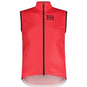 Maloja Womens VeldaM Fietsbodywarmer (Dames |rood)