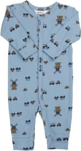 Joha - 36236 - Jumpsuit Ondergoed - Grijs/Blauw