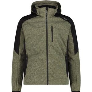 CMP Jacket Zip Hood Softshell Softshelljack (Heren |olijfgroen)