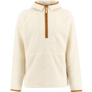 Ulvang Re Orbit Hooded Half Zip Wool Pile Fleecetrui (Heren |wit/beige)