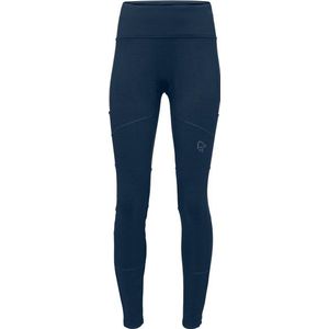 Norrona - Femund Warmwool Flex2 - Tights - Blauw - Dames