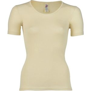Engel Womens Kurzarm Shirt Merino-ondergoed (Dames |beige)