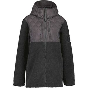 Didriksons Womens Bibi Full-Zip Fleecevest (Dames |zwart)