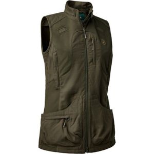 Deerhunter Womens Ann Extreme Waistcoat Softshellbodywarmer (Dames |olijfgroen)