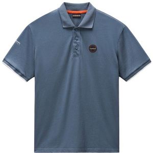 Napapijri E-Badge Sum Poloshirt (Heren |blauw)