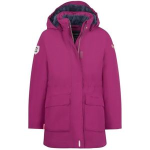 Trollkids - Alesund Coat - Lange Jas - Purper - Waterdicht, Isolerend, Capuchon