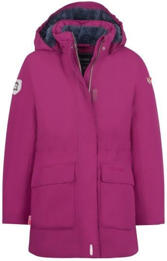Trollkids - Alesund Coat - Lange Jas - Purper - Waterdicht, Isolerend, Capuchon