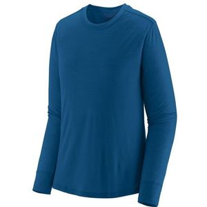 Patagonia Womens L/S Cap Cool Merino Shirt Merinoshirt (Dames |blauw)