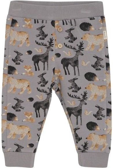 Minymo - Kids Pants AOP Sweat - Vrijetijdsbroek - Grijs