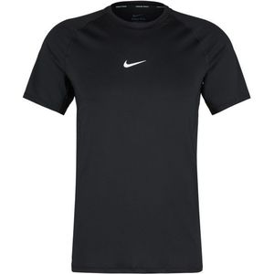 Nike Pro Dri-FIT Slim S/S Sportshirt (Heren |zwart)
