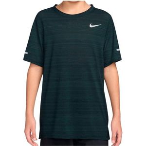 Nike - Dri-Fit Miler - Sportshirt - Blauw - Kinderen
