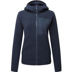 Mountain Equipment Womens Highpile Hooded Jacket Fleecevest (Dames |blauw)