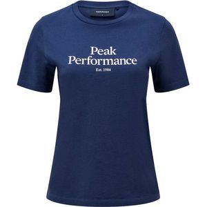 Peak Performance - Original Tee - T-shirt - Blue Shadow Offwhite