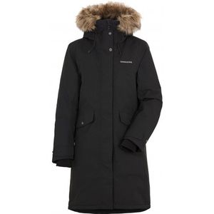 Didriksons Womens Erika Parka 3 Lange jas (Dames |zwart |waterdicht)