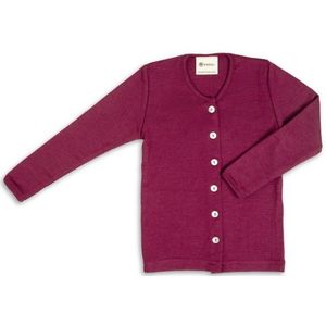 Engel - Kinder Cardigan - Wollen Vest - Purper