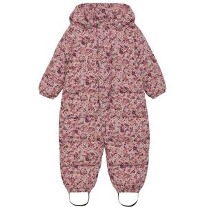 Minymo Kids Quilted Suit AOP Overall (Kinderen |roze)