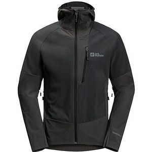 Jack Wolfskin Alpspitze Hoody Softshelljack (Heren |zwart)