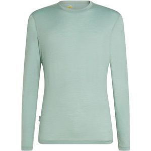 Icebreaker Merino 150 Ace L/S Tee Merinoshirt (Heren |grijs/turkoois)