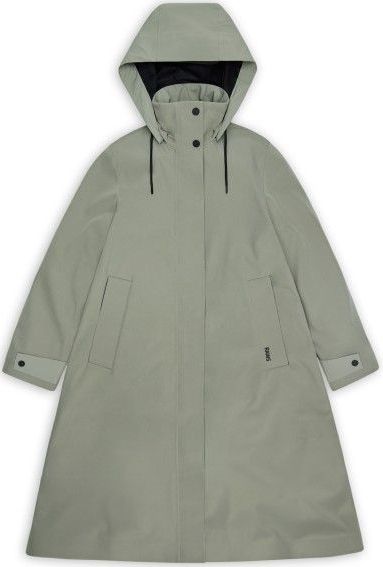 RAINS - Suva Vision - Softshell A-Line Jacket - Zwart - Dames Regenjas