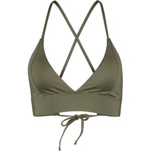 DEDICATED Womens Bikini Top Alva Bikinitop (Dames |olijfgroen)
