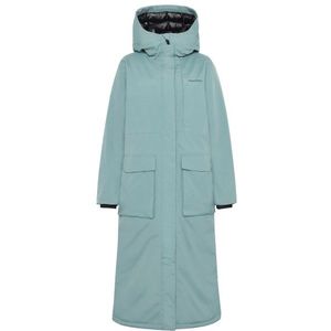 Didriksons - Leya Parka 4 - Lange Jas - Turkoois - Waterdicht