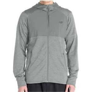 New Balance Heat Grid Hooded Full Zip Trui met capuchon (Heren |grijs)
