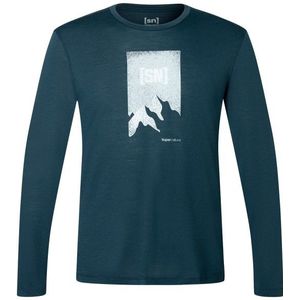 Super.natural - M 2 PITCH LS - T-shirt Met Lange Mouwen - Merinowol