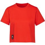 Mammut - Massone T-Shirt Cropped Patch - Rood - Dames