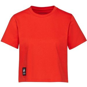 Mammut - Massone T-Shirt Cropped Patch - Rood - Dames