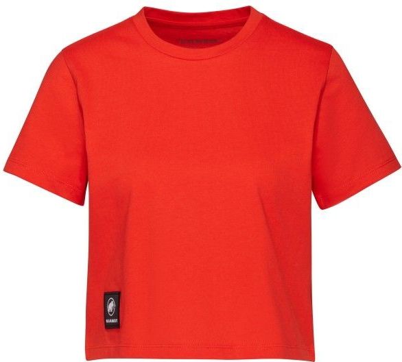 Mammut - Massone T-Shirt Cropped Patch - Rood - Dames