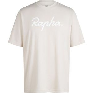 Rapha Cotton T-Shirt Large Logo T-shirt (Heren |wit)