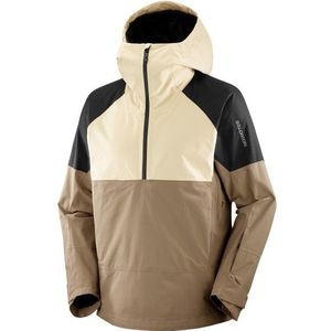 Salomon Transfer Anorak Ski-jas (Heren |beige |waterdicht)