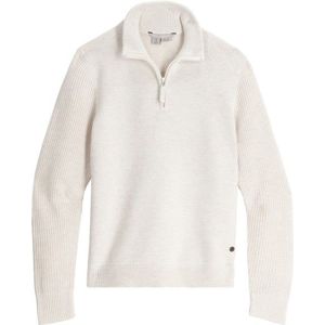 Royal Robbins Womens Westlands 1/4 Zip Merinotrui (Dames |wit)