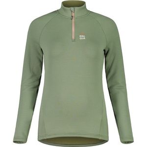 Maloja Womens NaspaeM Sportshirt (Dames |olijfgroen/groen)