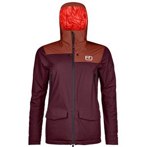 Ortovox Womens 2L Swisswool Sedrun Jacket Ski-jas (Dames |rood |waterdicht)