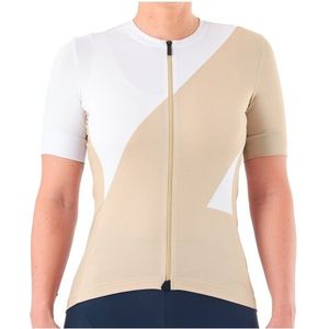 Mavic Womens Aksium Graphic Jersey Fietsshirt (Dames |beige)